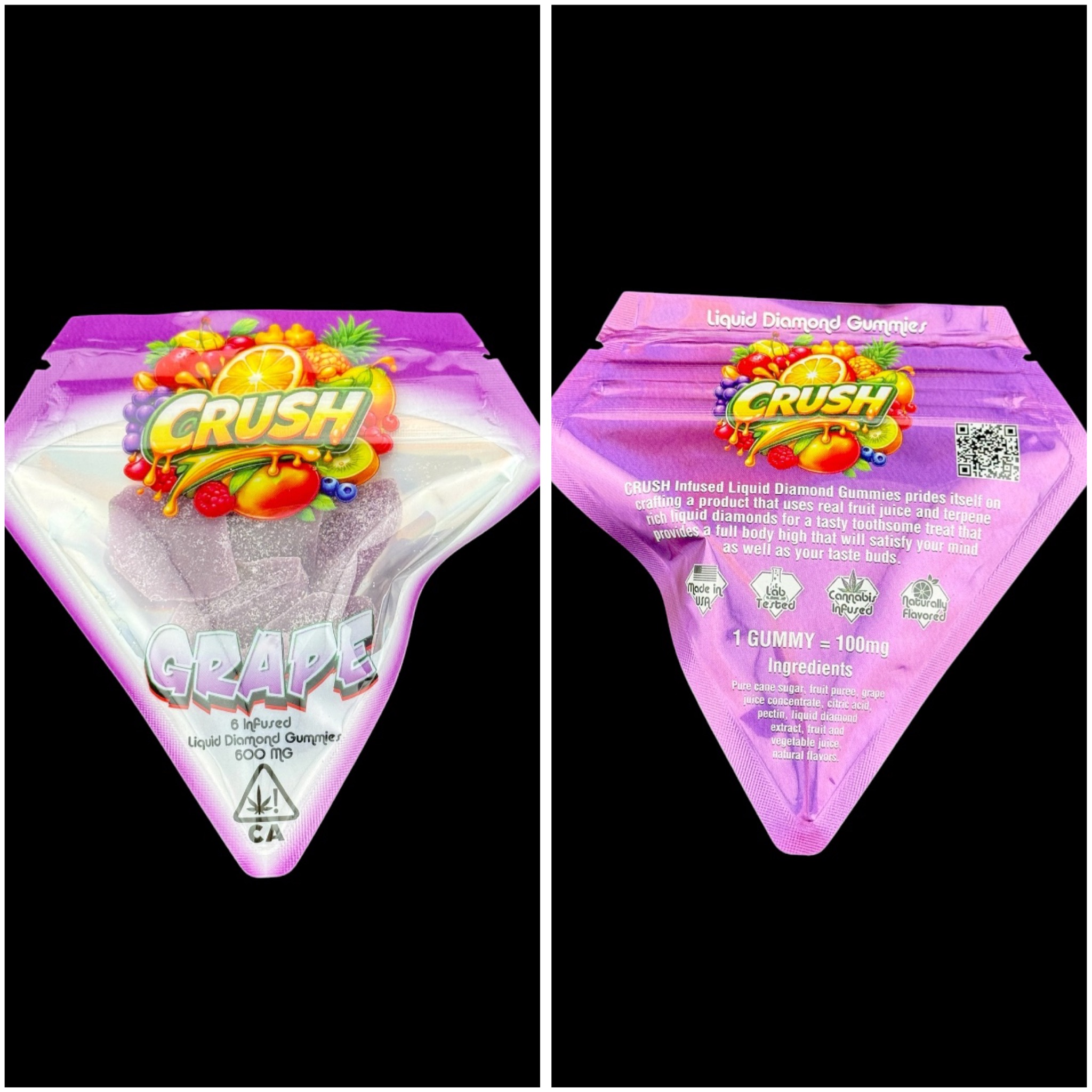 Grape - 600mg gummies [Crush]