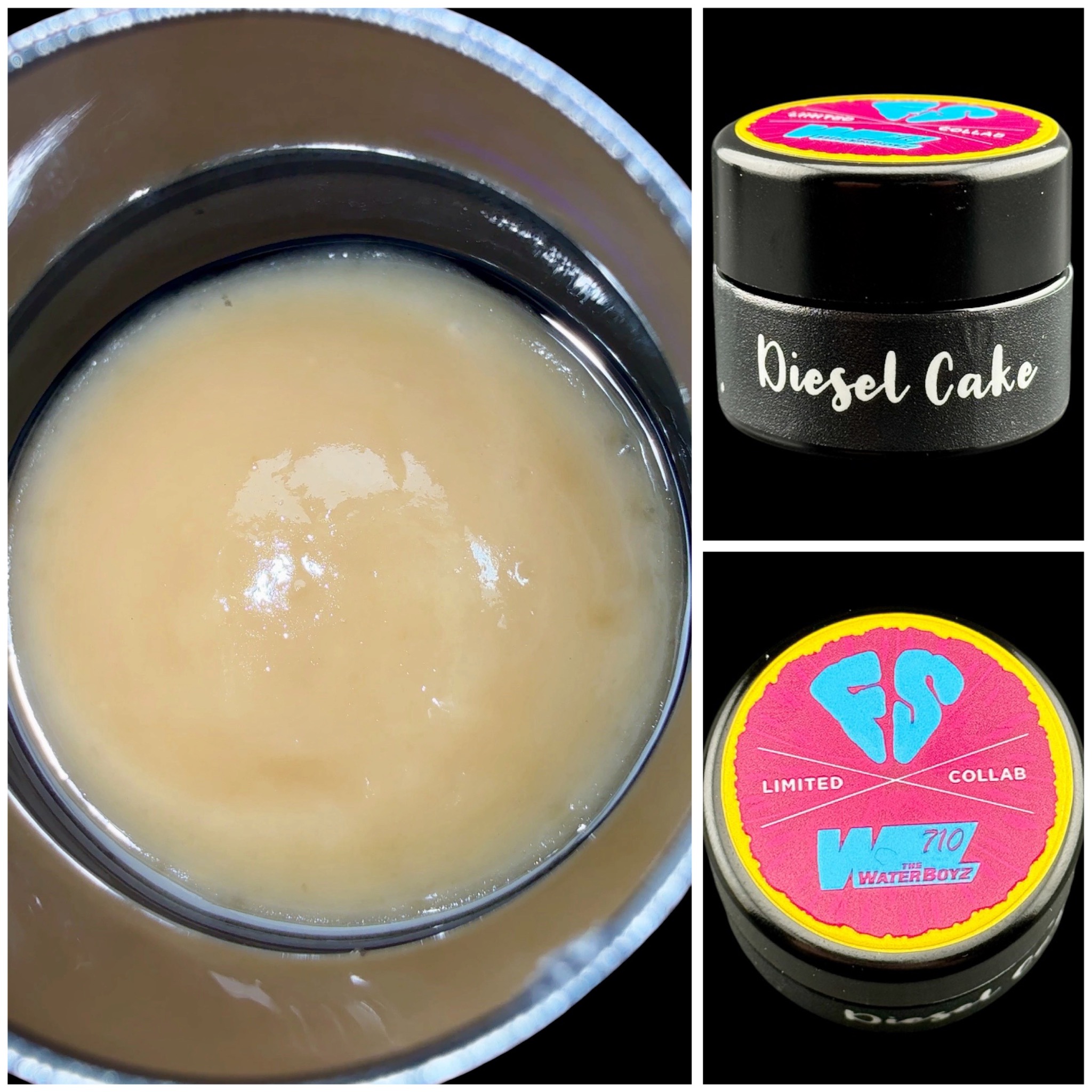 Diesel Cake - 2g live rosin [Fresh Squeeze x The Water Boyz]