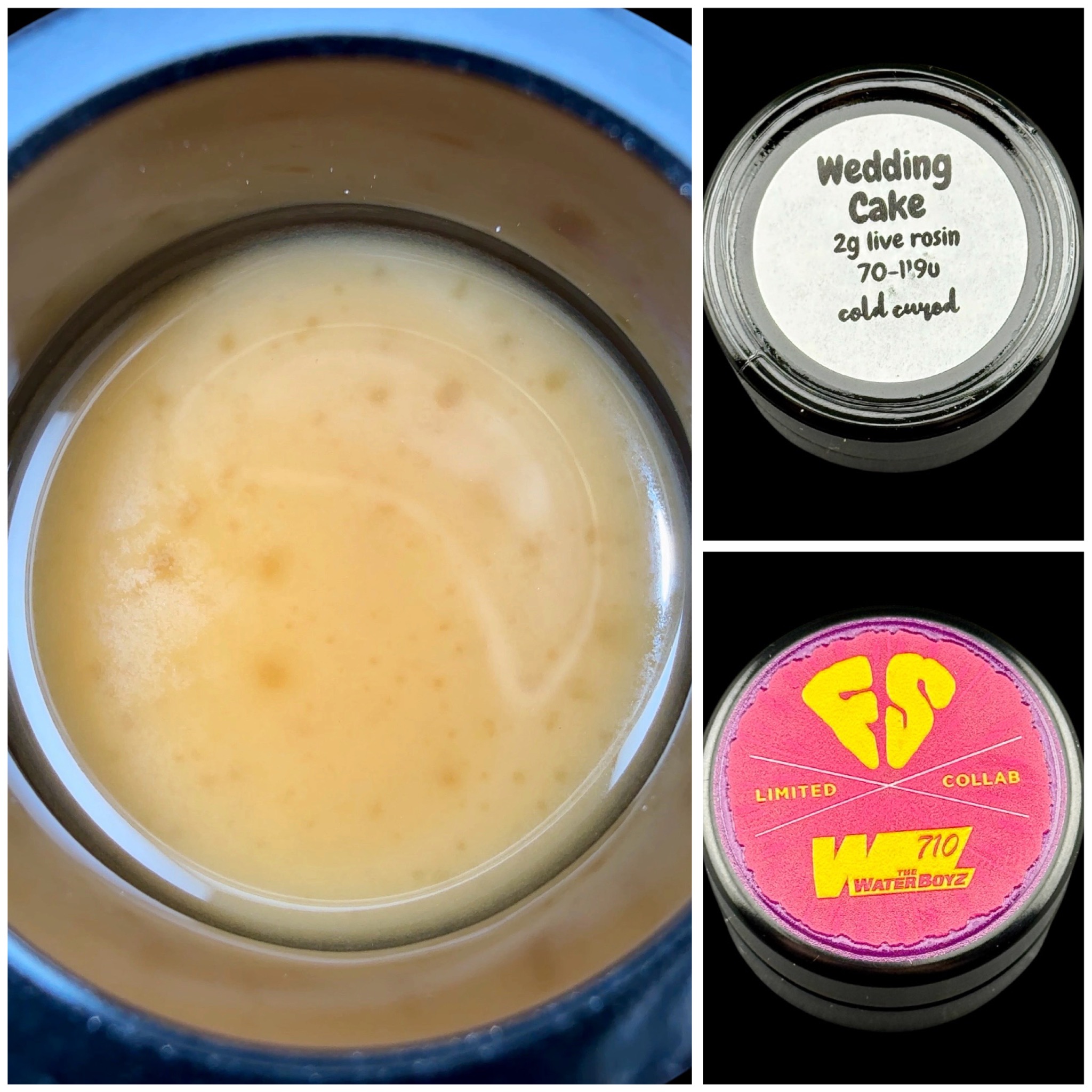 Wedding Cake - 2g live rosin [Fresh Squeeze x The Water Boyz]