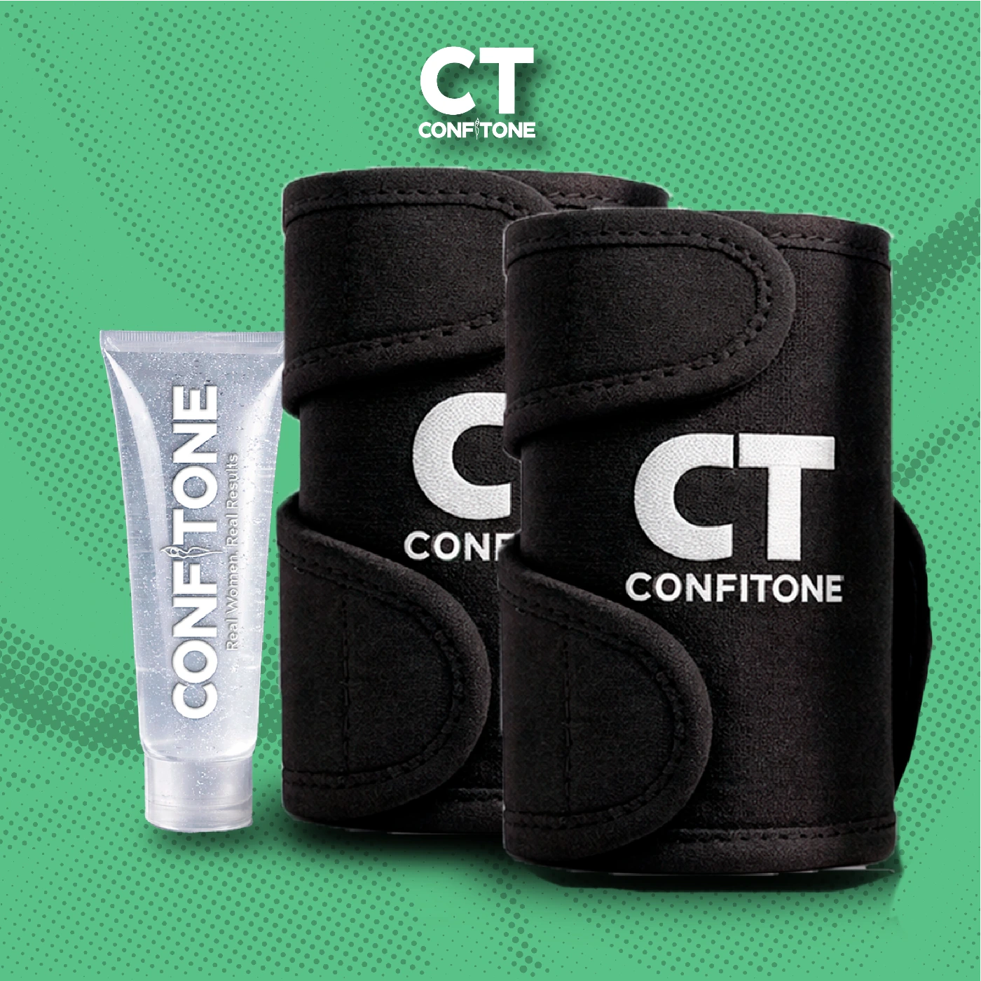 Confitone Arm Sleeves + Sweat Gel Bundle
