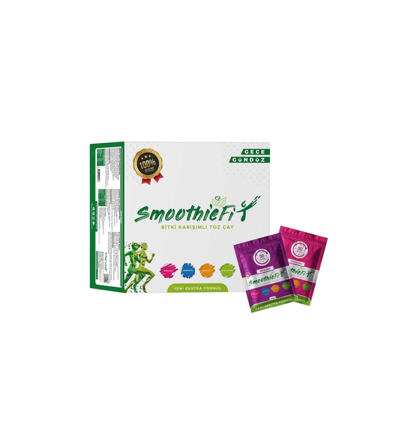 SmoothieFit Herbal Blended Detox Slimming Tea, The Miracle Weight lose Mix