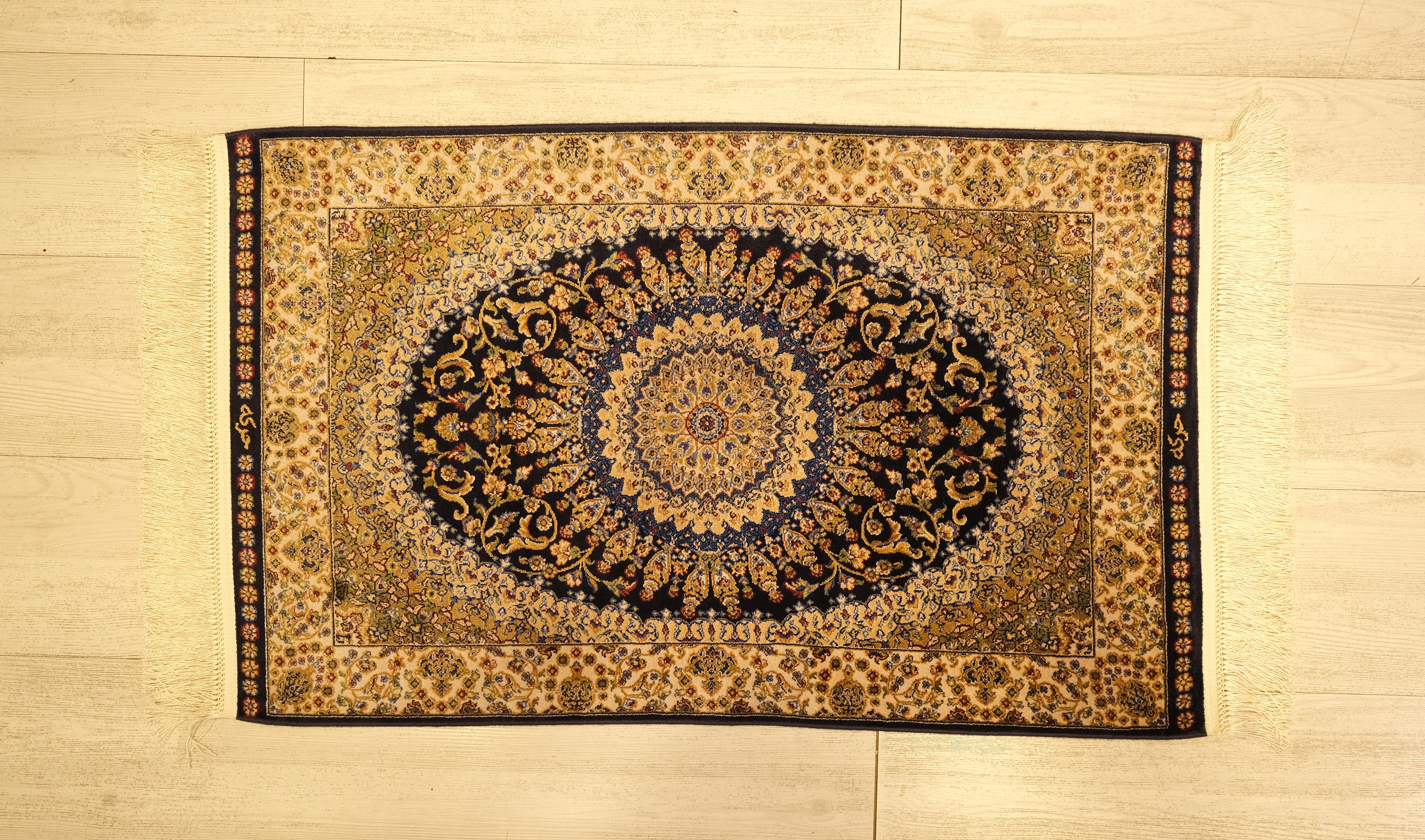 Madalyon Turkish Handmade Vintage Rug, Silk Rug
