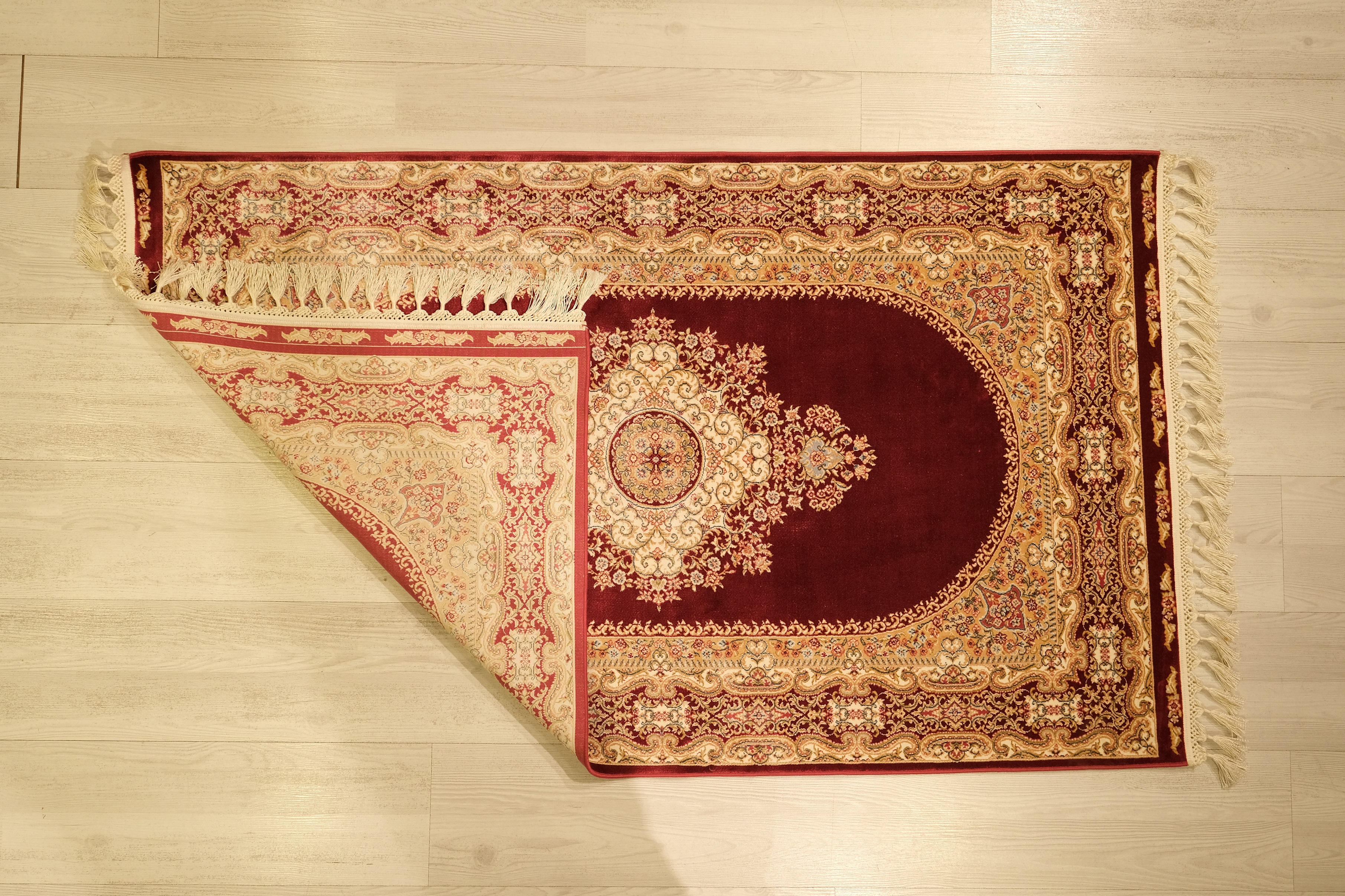 Madalyon Turkish Handmade Vintage Rug, Silk Rug