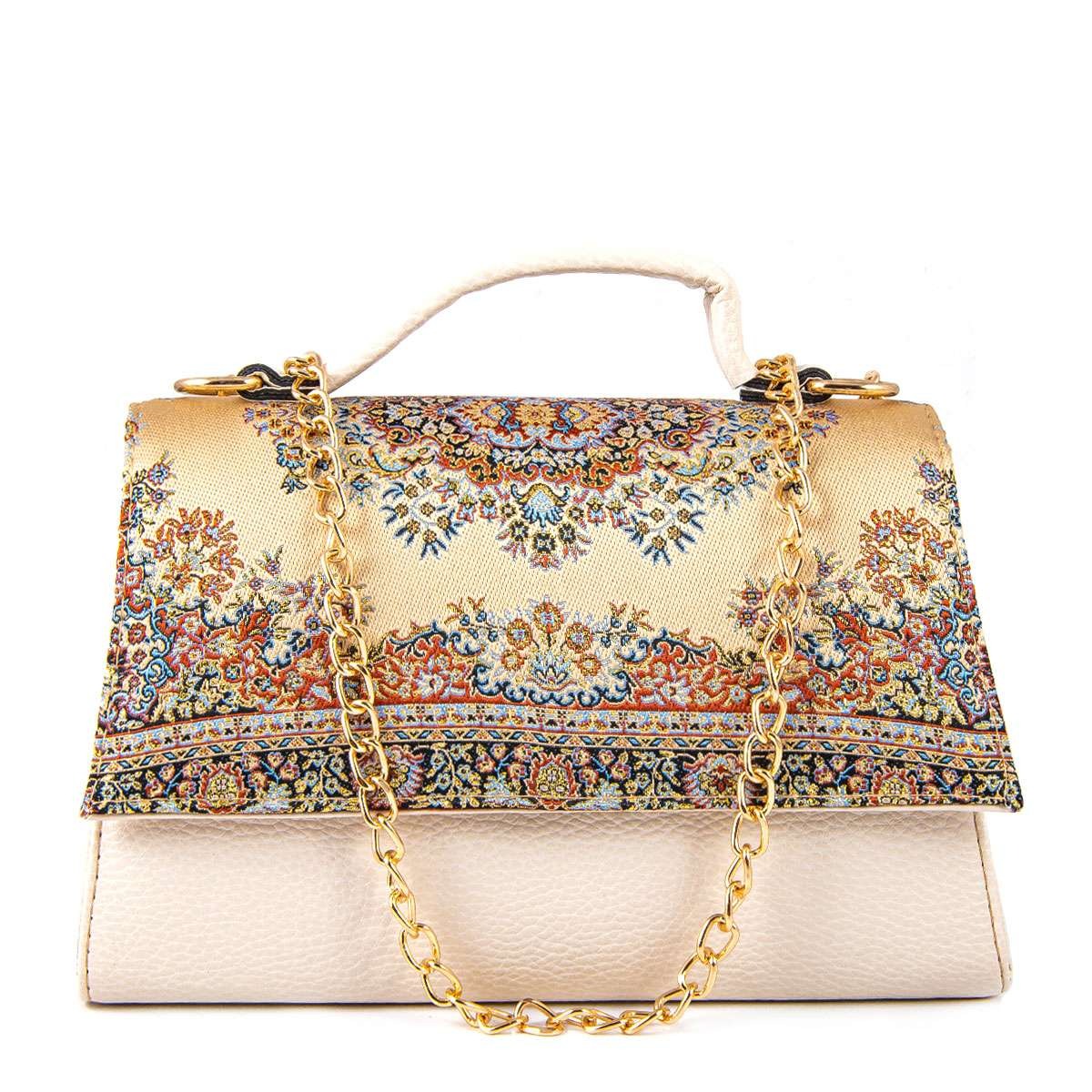 Turkish Handcrafted Tapestry Bag - Exquisite Artisanal Elegance, Vintage fancy style