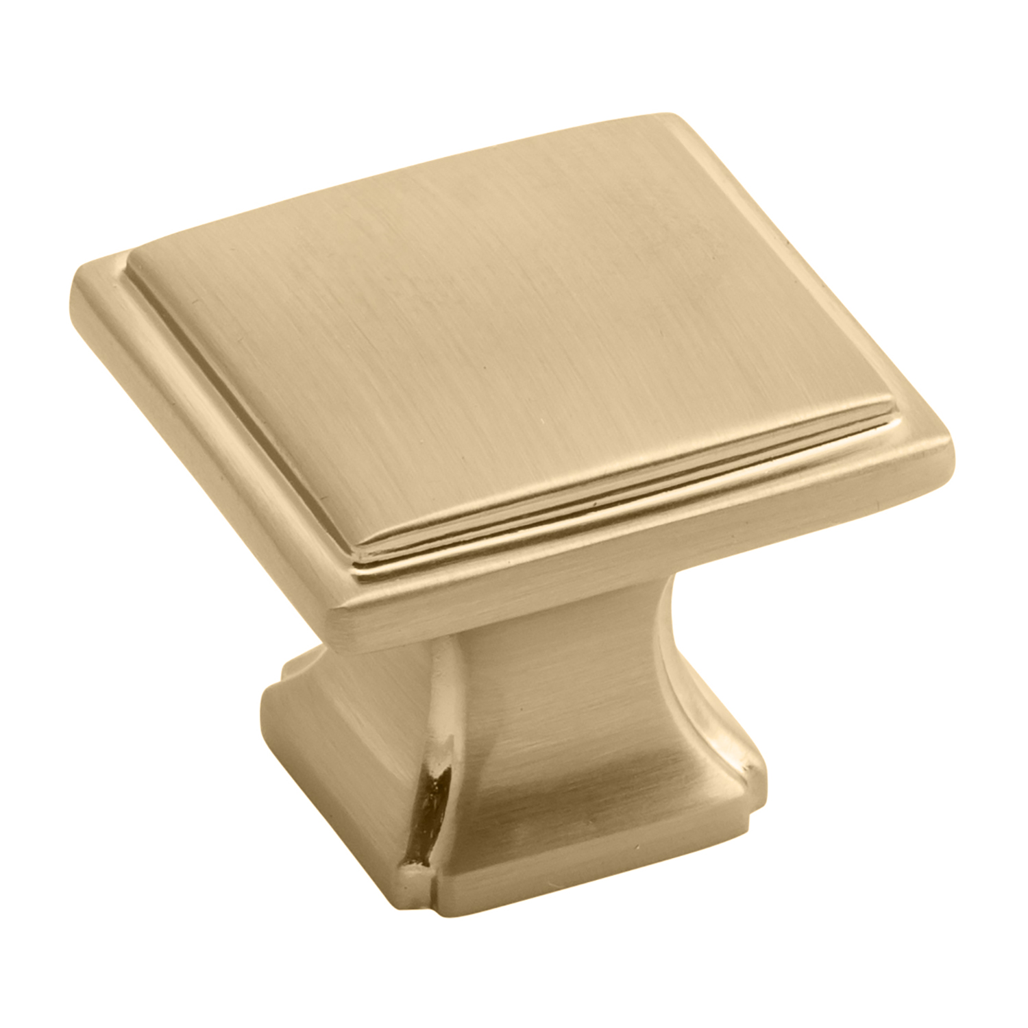 1-1/4 Inch Square Bridges Knob | Hickory Hardware