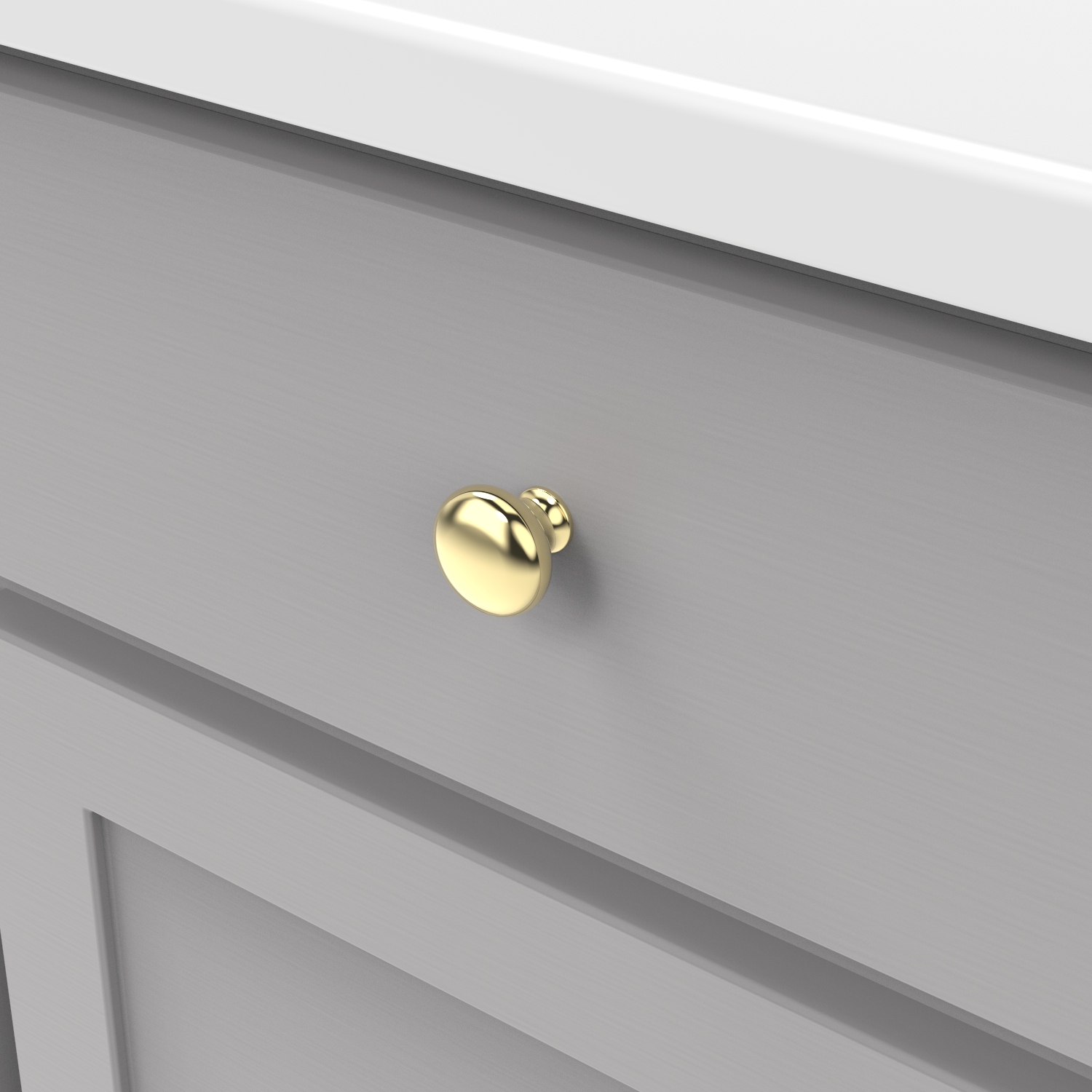 HICKORY HARDWARE 1-1/4 In. Pipeline Black Nickel Vibed Cabinet Knob Hh075028 Bnv