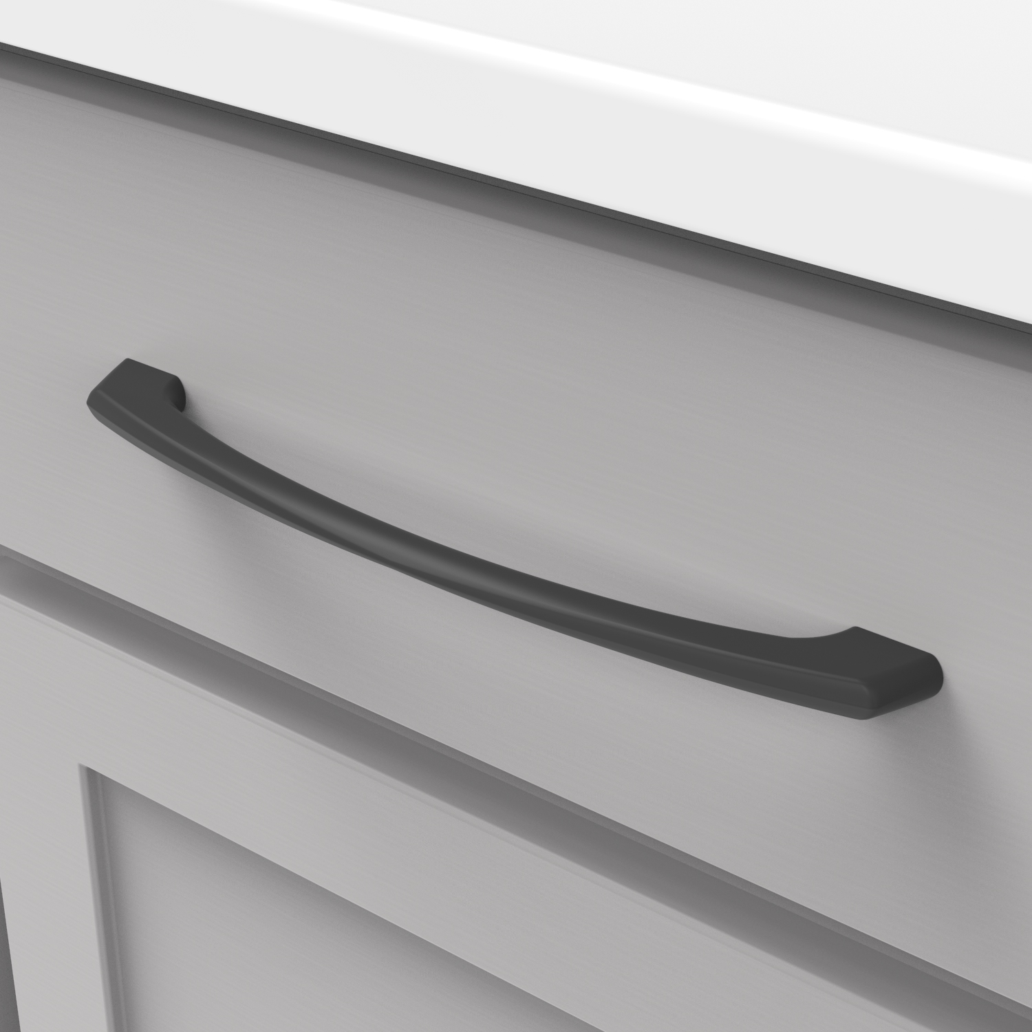 8-13/16 Inch (224mm) Center to Center Greenwich Pull | Hickory