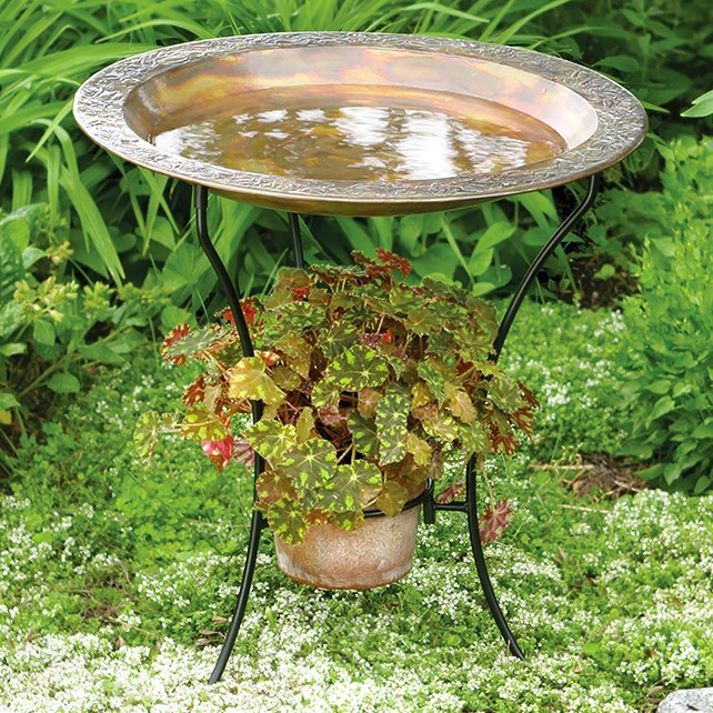 Elegant Garden Birdbath