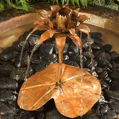 Handcrafted Fountain Lotus