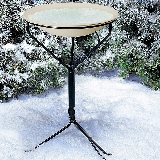 Dual-Mount Heated Birdbath