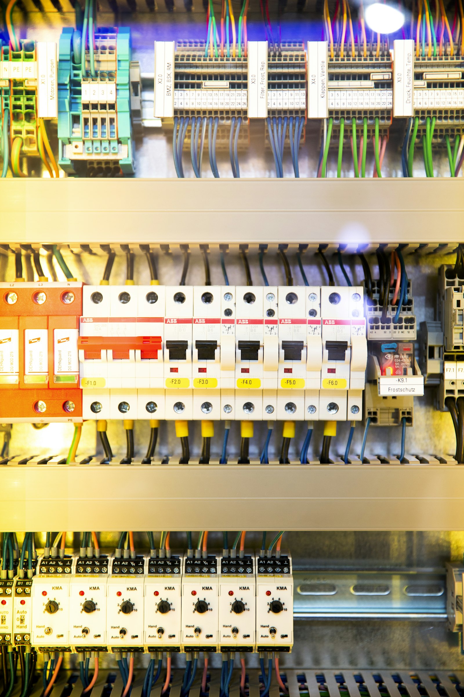 Industrial electrical control panel